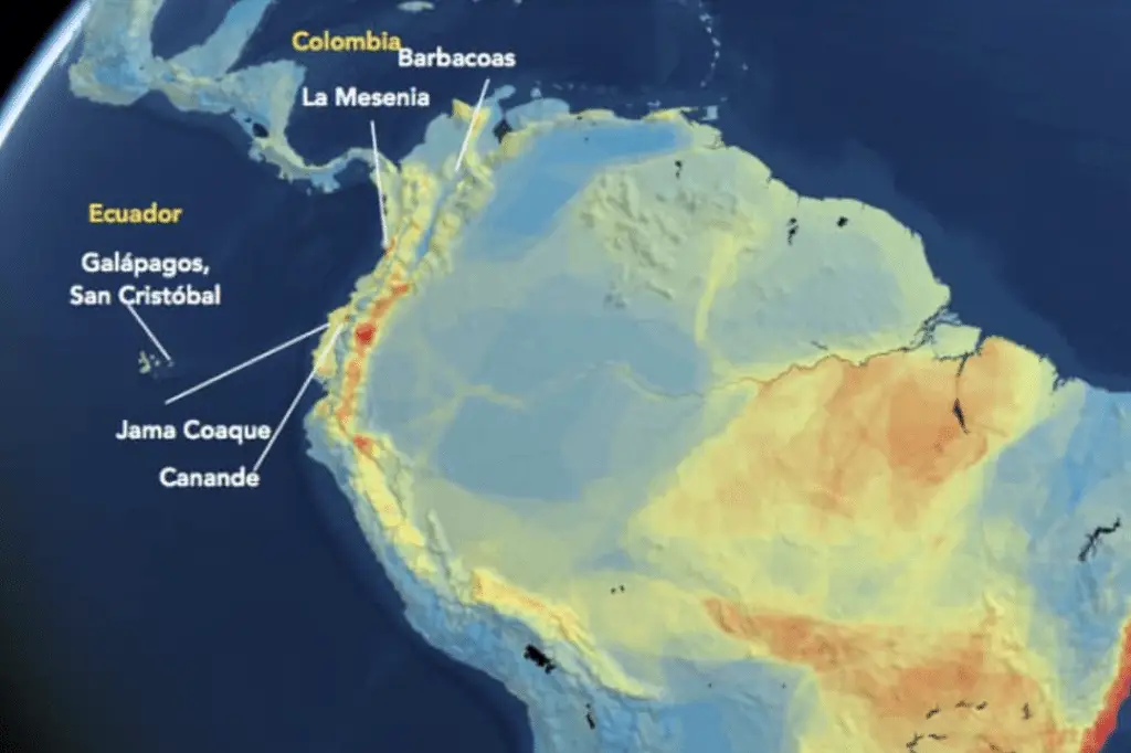 endangered species map